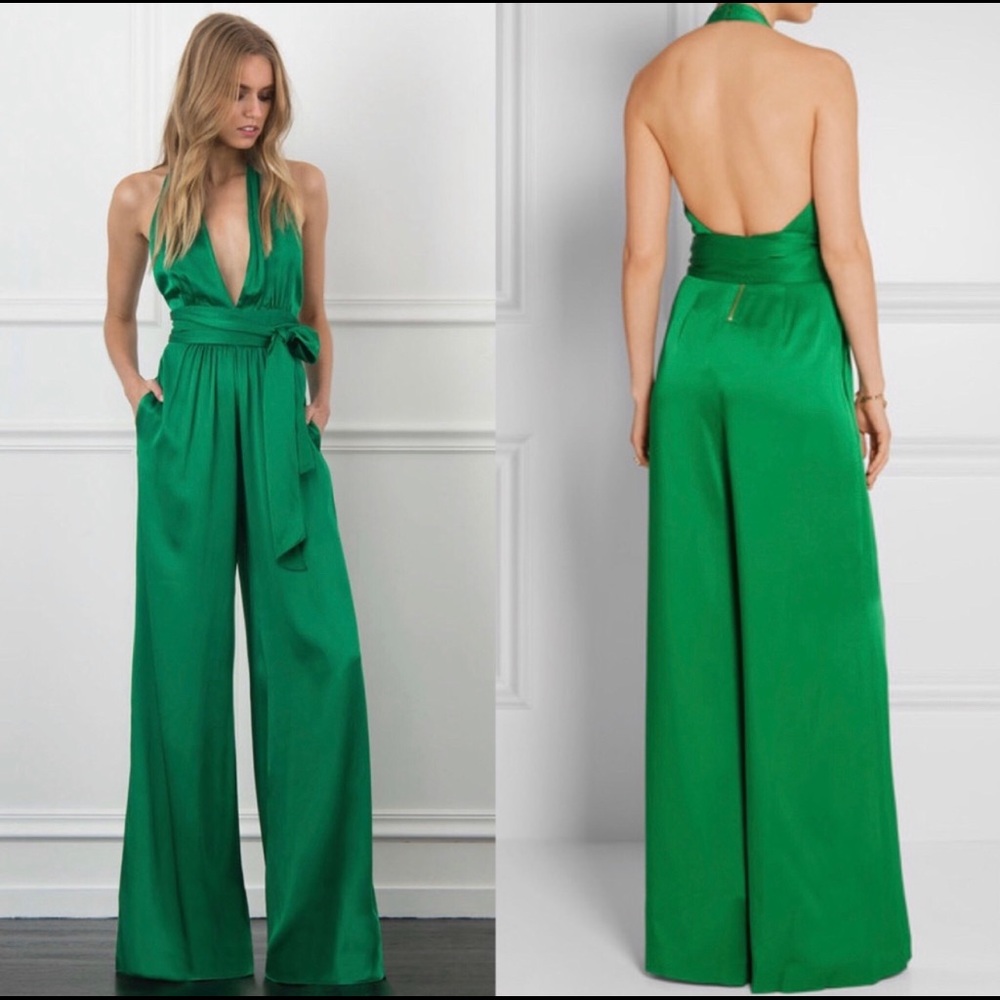 Rachel Zoe Kelly Green Ainsley Jumpsuit